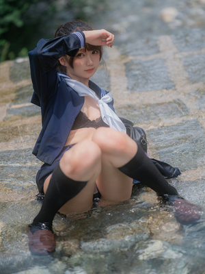 [しずく（原魔物喵）] 川で水遊び_00057