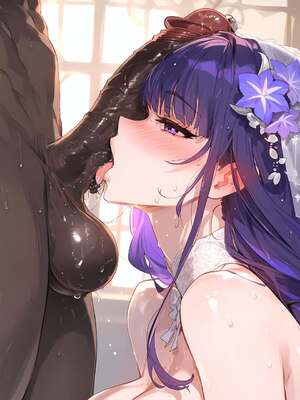 [Ecchi AI] Raiden Shogun x Wedding Dress (AI Generated)_00000022