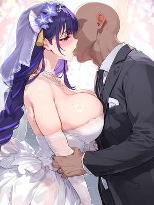 [Ecchi AI] Raiden Shogun x Wedding Dress (AI Generated)_00000084