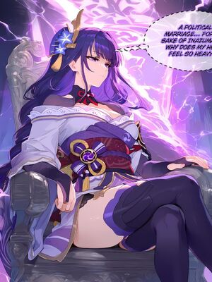 [Ecchi AI] Raiden Shogun x Wedding Dress (AI Generated)_00000001