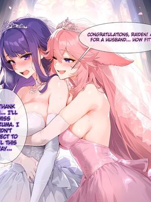 [Ecchi AI] Raiden Shogun x Wedding Dress (AI Generated)_00000006