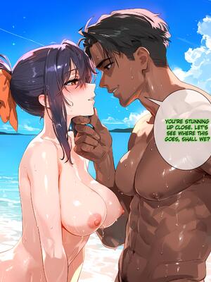 [Ecchi AI] Rias Gremory & Akeno Himejima X BBC Beach Trip (AI Generated)_012_1_12