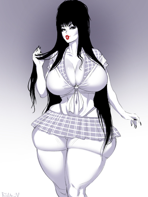 [Fellatrix] 2020 [翻车鱼个人汉化]_2020_10_15_patreon_poll_elvira_halloween_HD