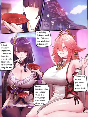 [horori] Raiden & Miko Part 1 (原神) [日本語、英語]_10