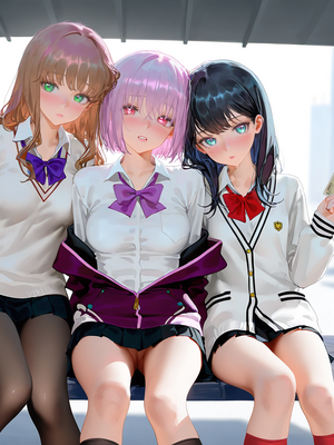 [lc13AI]128宝多六花&新条アカネ&南夢芽