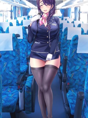 [MAG館 (v-mag)] 人妻オナペット幸乃さん町内会温泉旅行全裸バスガイド! [無修正]_436