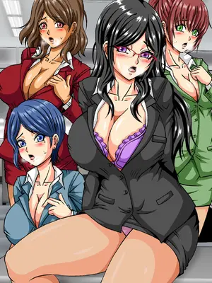 [DLメイト] 俺のザーメン欲しがるビッチだらけのオフィスに変えたら毎日種付けし放題のハーレム業務になったw_02