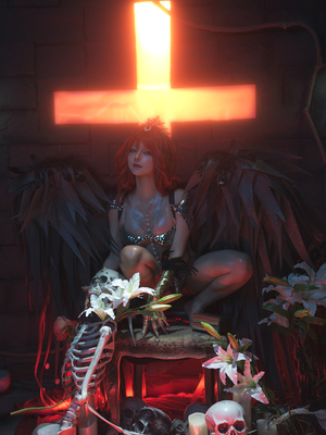 蠢沫沫 - 黑天使_1 (31)