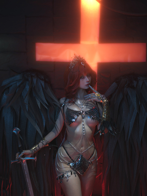 蠢沫沫 - 黑天使_1 (2)