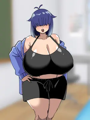 [よもぎもぎ] メカクレ爆乳先輩がマジでエロい!〜ドスケベ乳房が大爆発〜_227