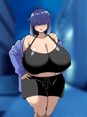 [よもぎもぎ] メカクレ爆乳先輩がマジでエロい!〜ドスケベ乳房が大爆発〜_307