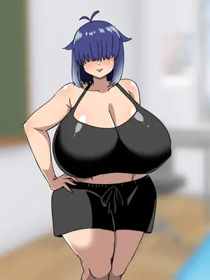 [よもぎもぎ] メカクレ爆乳先輩がマジでエロい!〜ドスケベ乳房が大爆発〜_228