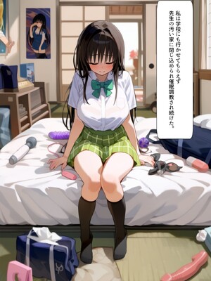 [英愛ぱらだいす] 生真面目風紀委員を 催◯調教プライド崩壊古◯川ダム決壊むっつりスケベ教師の専属風紀指導 (To LOVEる -とらぶる-) [AI生成]_0088