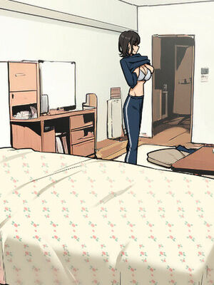 [わかまつ] 宅配便の受け取り方がだらしなくなっていくOLちゃん+裏編 [中国翻訳]_002