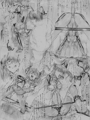 [Krutta Fan (Krutta)] Evangelion Pencil Sketches_524466_Asuka_Langley_Sohryu_Neon_Genesis_Evangelion