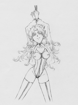 [Krutta Fan (Krutta)] Evangelion Pencil Sketches_524365_Misato_Katsuragi_Neon_Genesis_Evangelion
