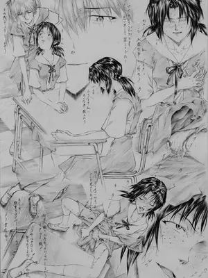 [Krutta Fan (Krutta)] Evangelion Pencil Sketches_524375_Hikari_Neon_Genesis_Evangelion