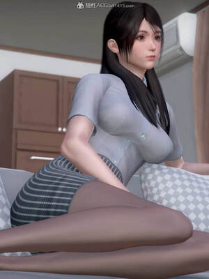 [3D]被学生威胁的丝袜老师李若雪_026