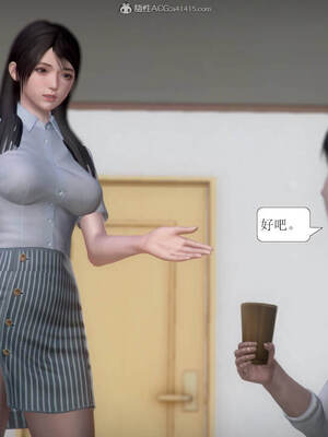 [3D]被学生威胁的丝袜老师李若雪_040