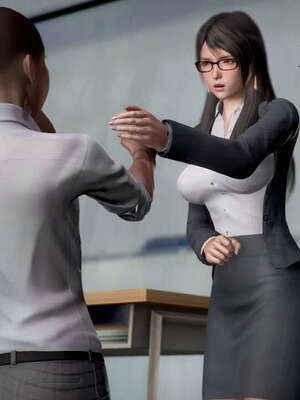 [3D]被学生威胁的丝袜老师李若雪_078