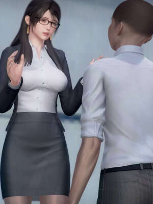 [3D]被学生威胁的丝袜老师李若雪_081