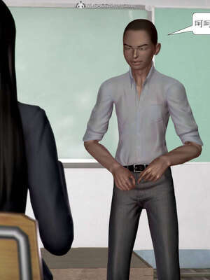 [3D]被学生威胁的丝袜老师李若雪_318