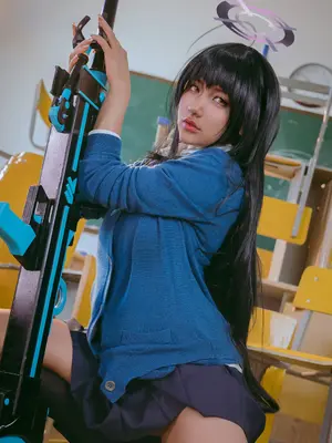 是一只熊仔吗&一北亦北 - 蔚蓝档案 一之濑明日奈&角楯花凛 真爱版_050