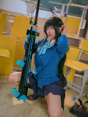 是一只熊仔吗&一北亦北 - 蔚蓝档案 一之濑明日奈&角楯花凛 真爱版_053