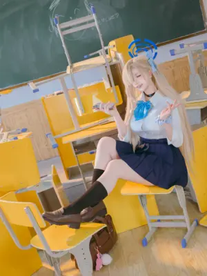 是一只熊仔吗&一北亦北 - 蔚蓝档案 一之濑明日奈&角楯花凛 真爱版_065