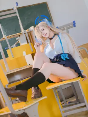 是一只熊仔吗&一北亦北 - 蔚蓝档案 一之濑明日奈&角楯花凛 真爱版_067