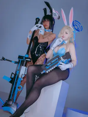 是一只熊仔吗&一北亦北 - 蔚蓝档案 一之濑明日奈&角楯花凛 真爱版_131