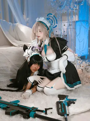 是一只熊仔吗&一北亦北 - 蔚蓝档案 一之濑明日奈&角楯花凛 真爱版_142