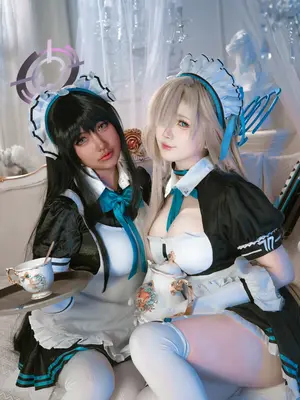 是一只熊仔吗&一北亦北 - 蔚蓝档案 一之濑明日奈&角楯花凛 真爱版_143