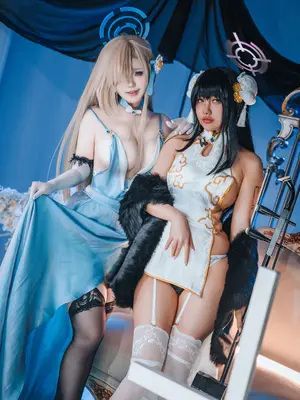 是一只熊仔吗&一北亦北 - 蔚蓝档案 一之濑明日奈&角楯花凛 真爱版_151