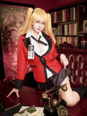 阿雪雪 - 狂赌之渊 早乙女芽亚里 制服_17