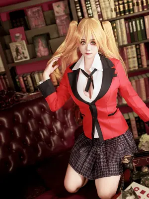 阿雪雪 - 狂赌之渊 早乙女芽亚里 制服_30