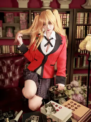 阿雪雪 - 狂赌之渊 早乙女芽亚里 制服_31