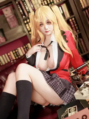 阿雪雪 - 狂赌之渊 早乙女芽亚里 制服_35