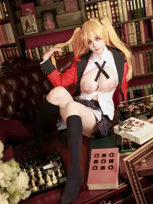 阿雪雪 - 狂赌之渊 早乙女芽亚里 制服_48