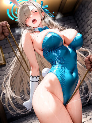 (らくだだん@Booth) Asuna Ichinose Aphrodisiac Rope Ecchi_028__28