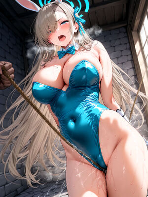 (らくだだん@Booth) Asuna Ichinose Aphrodisiac Rope Ecchi_106__113