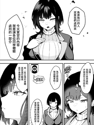 [さるがっそ工房] ダウナー系処刑員さんがうっかり自分のおまんこを感覚遮断処刑しちゃう話 [中国翻訳]_06