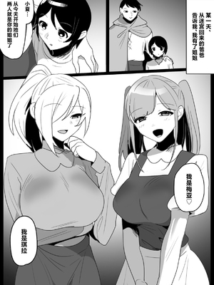 [ぱ～みっしょん (トッポギ)] パパが連れてきた姉サキュバスに搾り尽くされるお話 [中国翻訳]_02