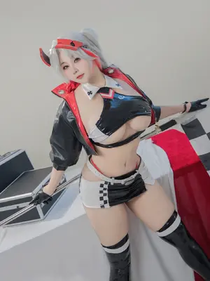 KANEKO_咔喵 - 碧蓝航线 欧根亲王 赛车服_16