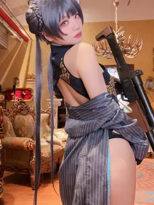 蔚蓝档案，妃咲，旗袍，_13