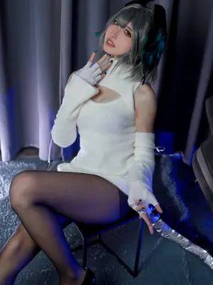 山崎レイナ - アークナイツ ホルハイヤ 縦セーター_17