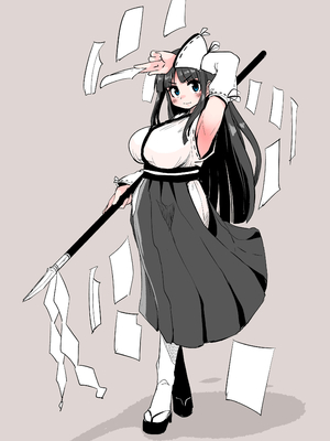 [すずのもく] 巫女と触手妖魔 1+2 [K某修正汉化]