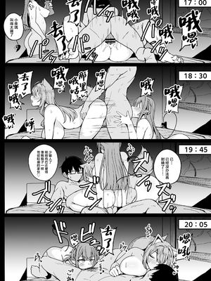 [不随意運動 (不随)] ドスケベ女子高生こより トワとの激ハメ学生性活 (常闇トワ、博衣こより) [中国翻訳]_42