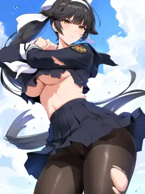 [Patreon] (Yeeting) takao (azur lane)(serafuku) (extra)(AI Generated)_027_27