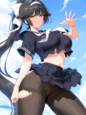 [Patreon] (Yeeting) takao (azur lane)(serafuku) (extra)(AI Generated)_030_30